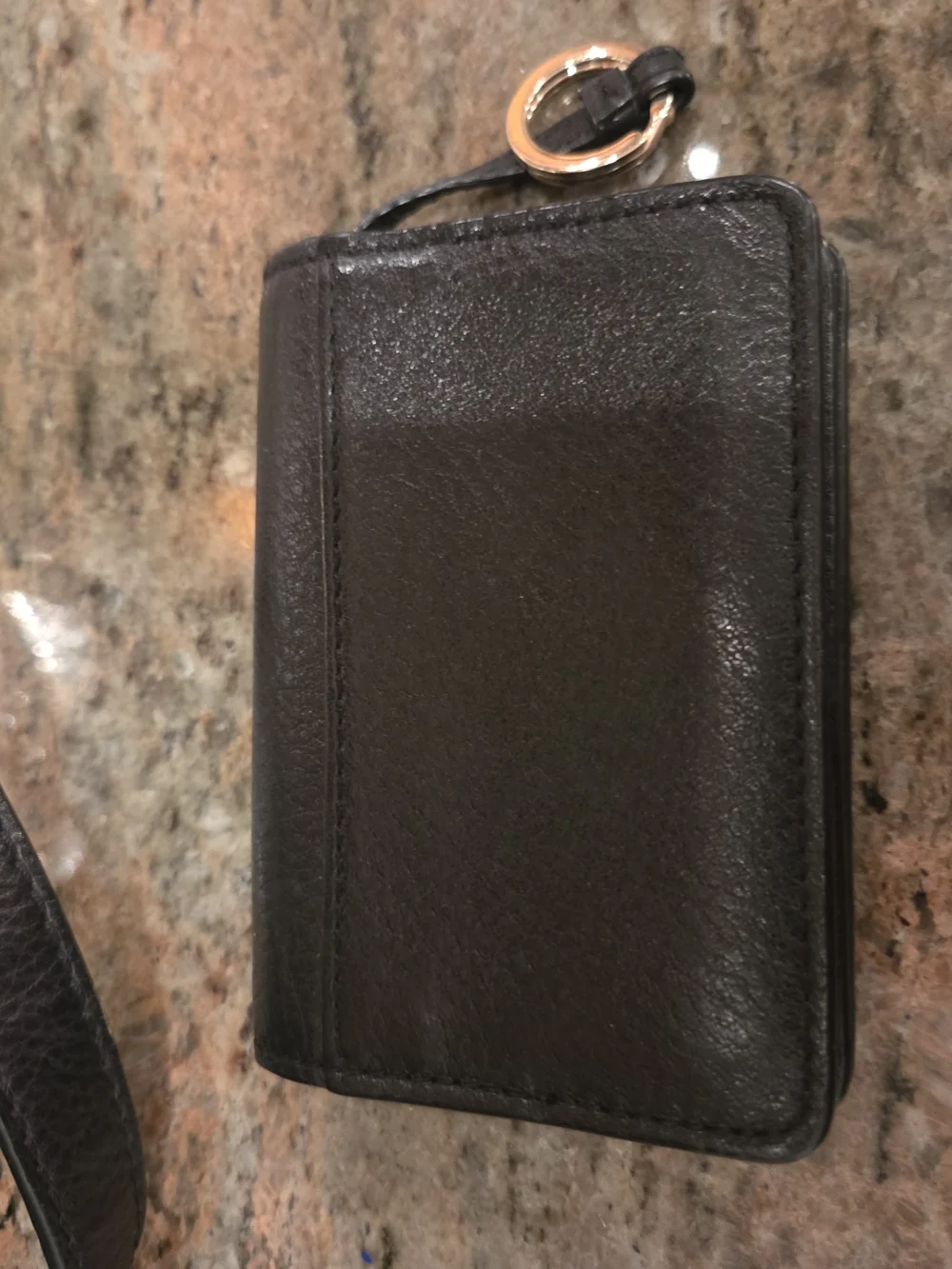 Tory Burch Black Pebbled Leather Satchel and Matching Wallet